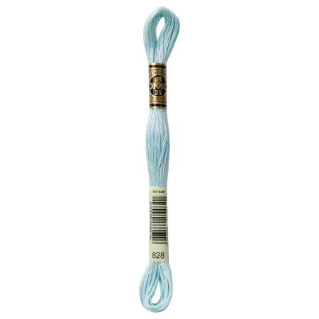 DMC Floss - 828 - Ultra Very Very Light Blue