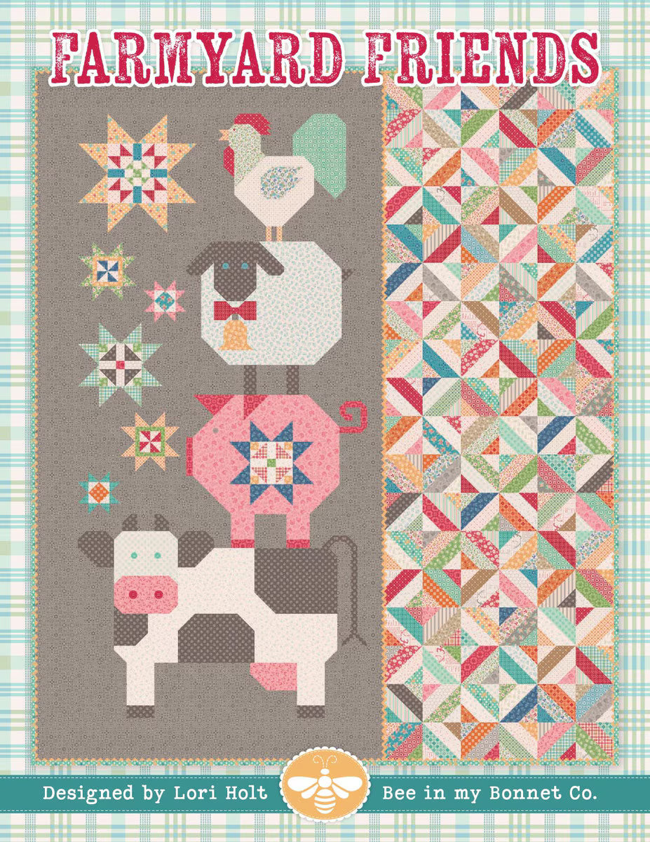 Farmyard Friends Quilt Pattern - Lori Holt