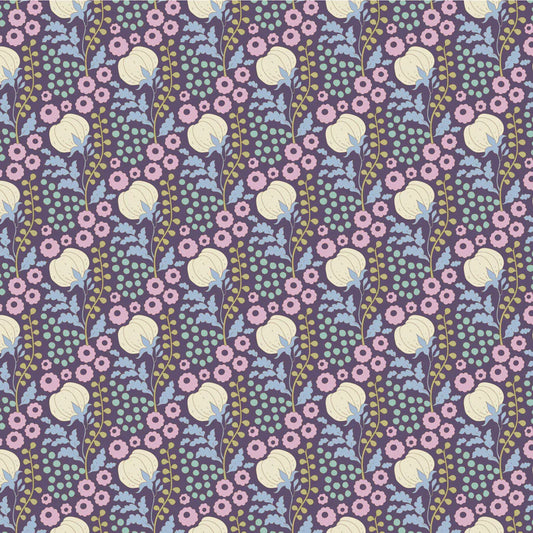 Tilda Sanctuary - Cottonfield - Eggplant