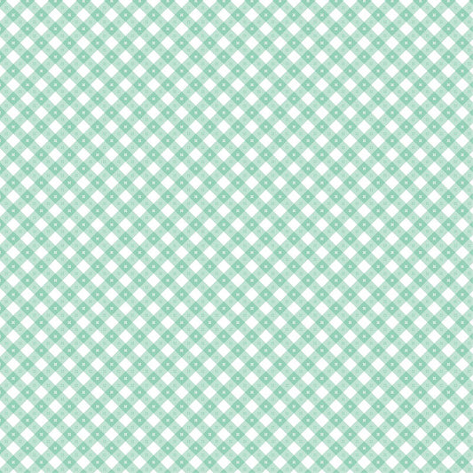 Poppi Cotton - Gingham Picnic - Blue
