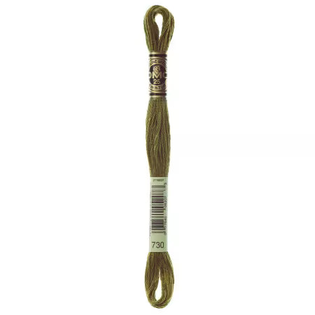 DMC Floss - 730 - Dark Olive Green
