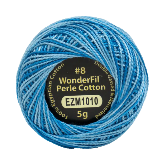 Oceanic - Eleganza Variegagted - WonderFil Perle Cotton - 8wt