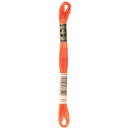 DMC Floss - 721 - Medium Orange Spice