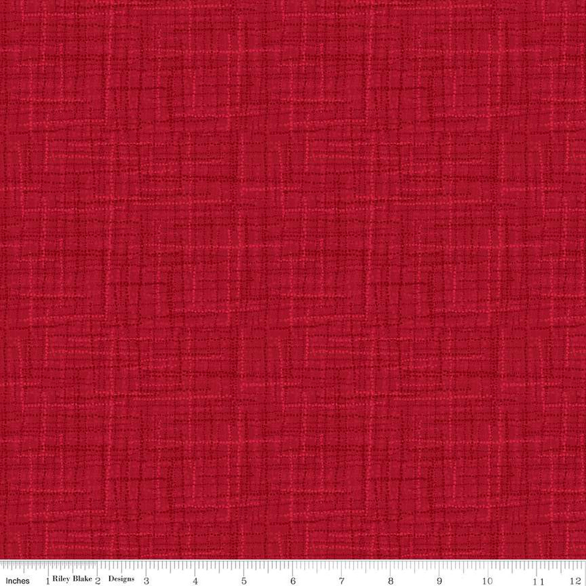 Grasscloth Cottons - Cranberry