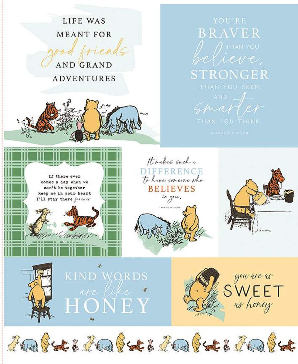 Winnie the Pooh Panel - Winnie the Pooh - Riley Blake