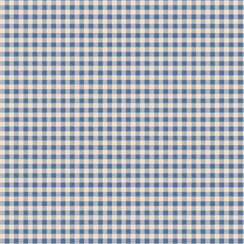 TIlda Creating Memories - Gingham Blue (Woven)