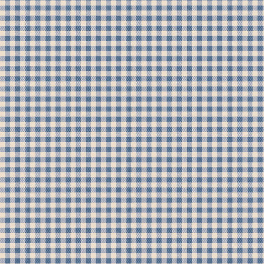 TIlda Creating Memories - Gingham Blue (Woven)