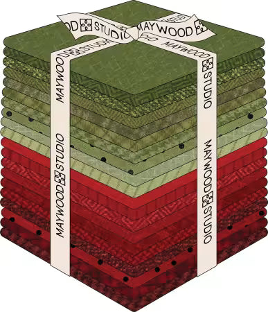 Holiday Warmth Fat Quarter Bundle - Woolie Flannel - Maywood Studios