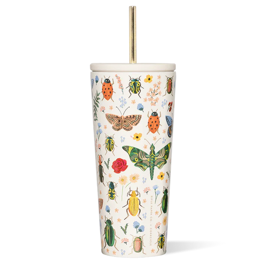 Rifle Paper Co Cold Cup 24oz - Curio Cream