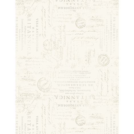 Garden Grace- Script Texture Cream - Wilmington Fabrics