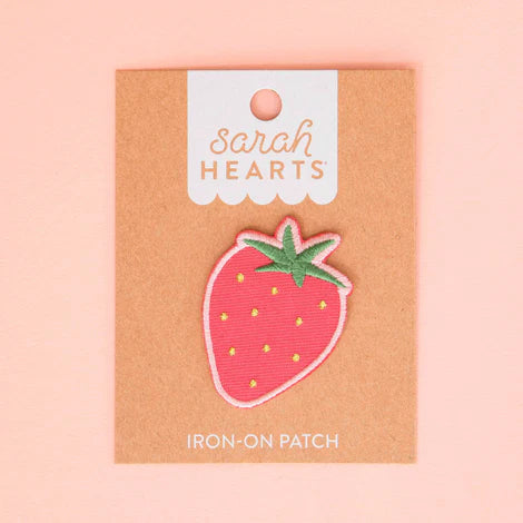 Strawberry -Iron On Patch - Sarah Hearts