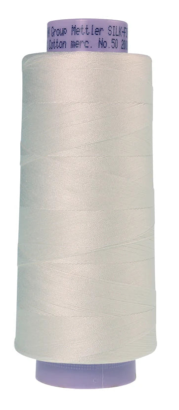 Mettler Silk Finish Cotton, 100% Cotton, 2000 Yards / 1829 Metres, 50 weight