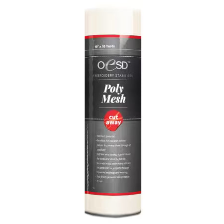 OESD Poly-Mesh White 10" x 10 Yards