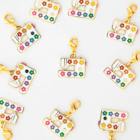 Sewing Machine - Zipper Charm  - Sarah Hearts