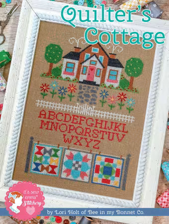 Quilter's Cottage - Cross Stitch Pattern - Lori Holt Bee in my Bonnet