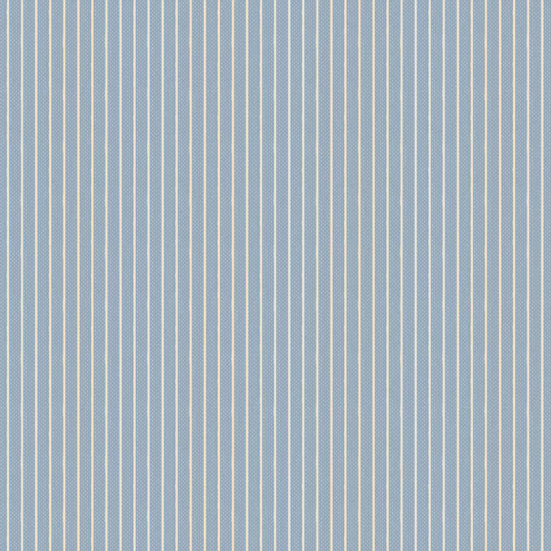 TIlda Creating Memories - Stripe Blue (Woven)