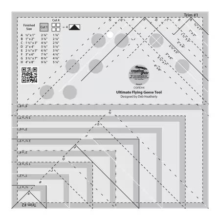 Creative Grids Ruler Ultimate Flying Geese Ruler