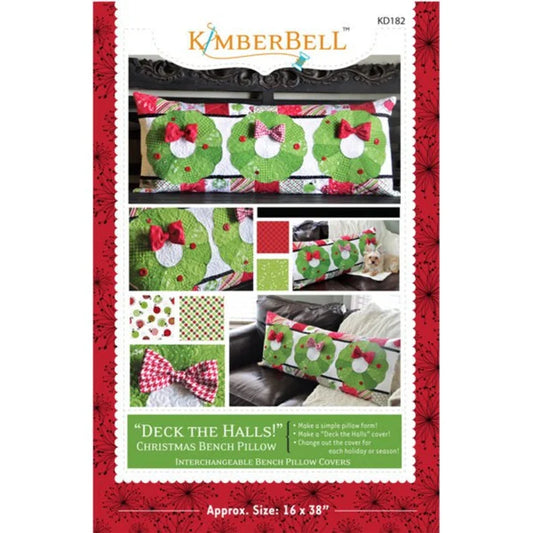 Deck the Halls!  Bench Pillow (Sewing Version) *Retired