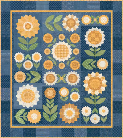 PREORDER || Fresh as a Daisy Quilt Kit from Lori Holt  - Riley Blake