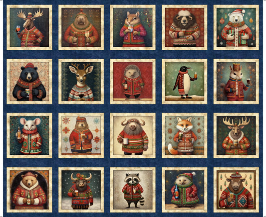 Christmas Party Animals - Party Animal Picture Patch