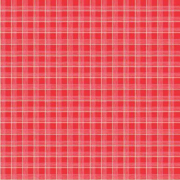 Christmas Plaid Red - Oh What Fun by Poppi Cotton