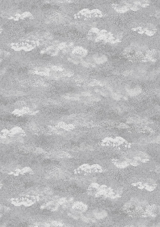 **Remnant Wideback 108" Lewis & Irene - Grey Dreams