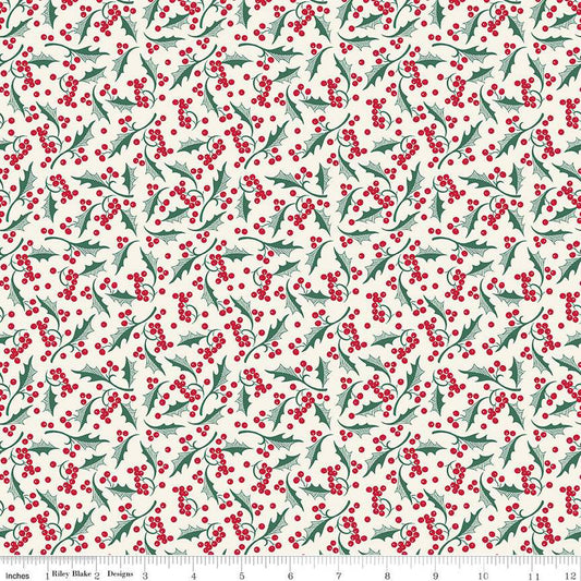 Merry Little Christmas - Holly - Cream