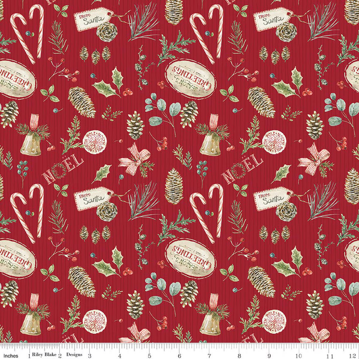 Christmas Toss Red - Holiday Spirit - Riley Blake Designs