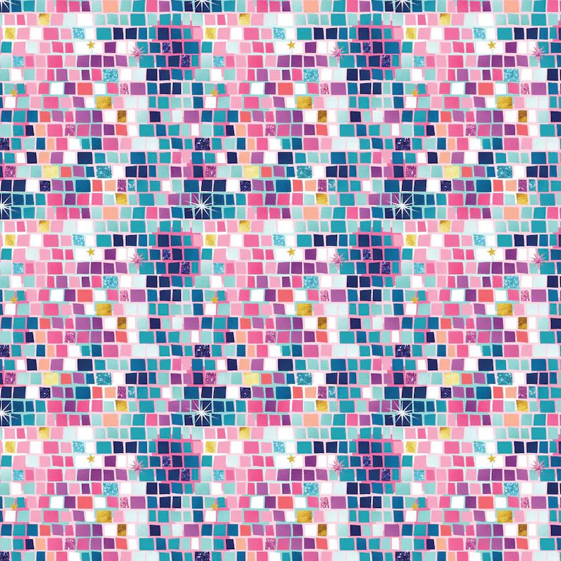 Faceted Reflections - Disco Queen  - Camelot Fabrics