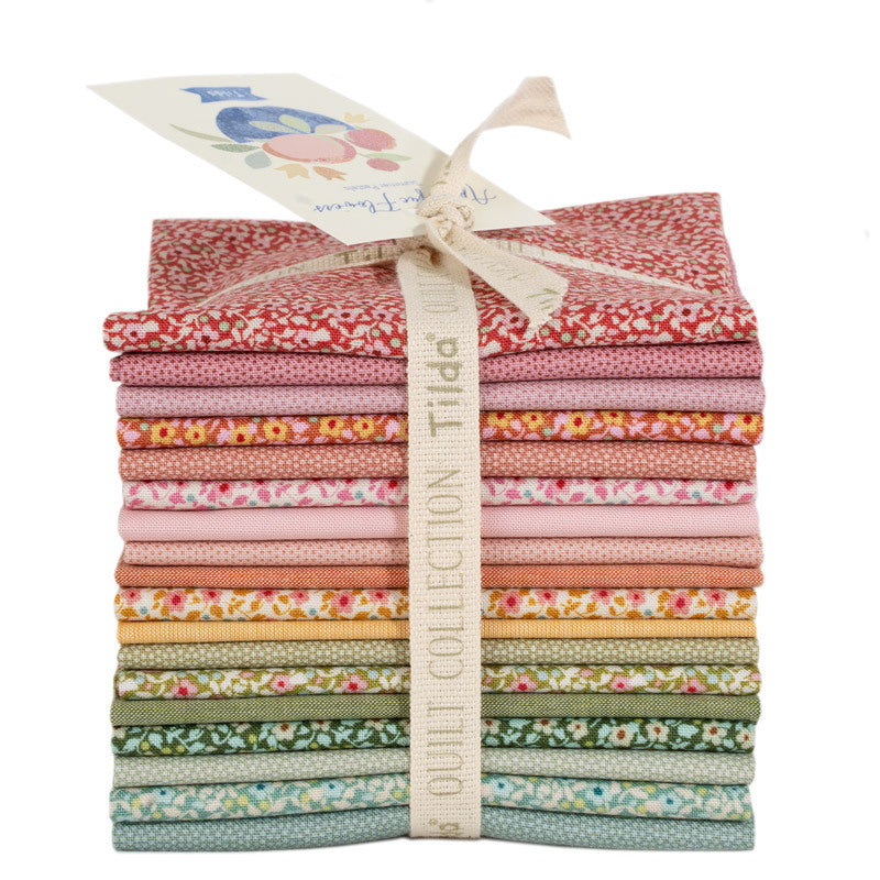 Applique Flowers Fat Eights Bundle - Tilda