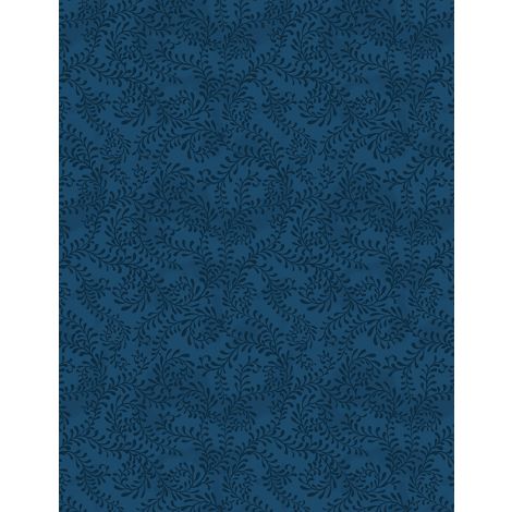 Swirling Leaves - Blue
