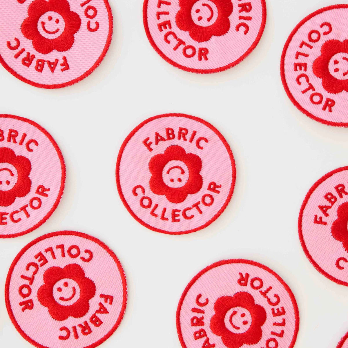 Fabric Collector -Iron On Patch - Sarah Hearts