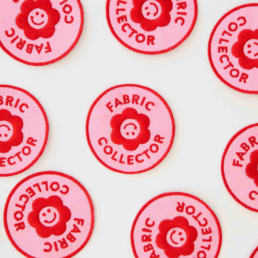 Fabric Collector -Iron On Patch - Sarah Hearts