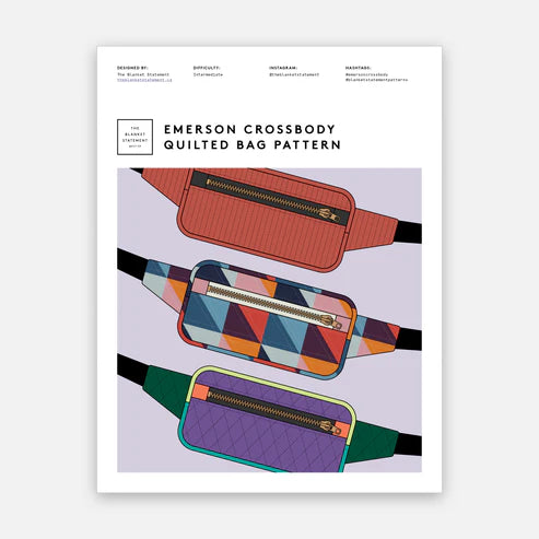 Emerson Crossbody Quilted Bag Pattern