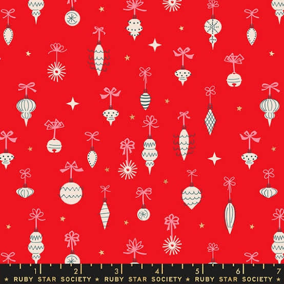 Ornamentals Metallic Red - Jolly Darling - Ruby Star Society