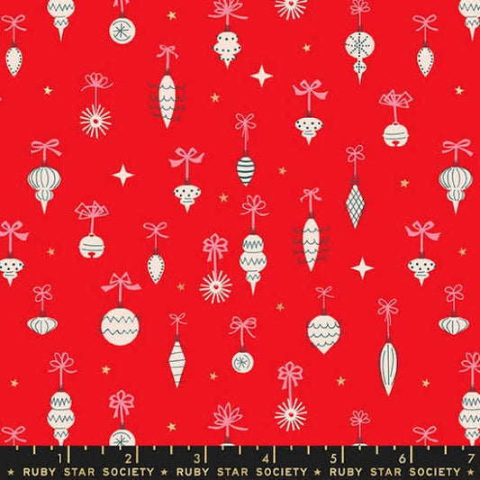 Ornamentals Metallic Red - Jolly Darling - Ruby Star Society