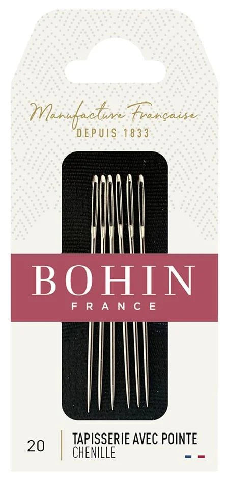 Bohin Chenille/ Embroidery Needles Size 20