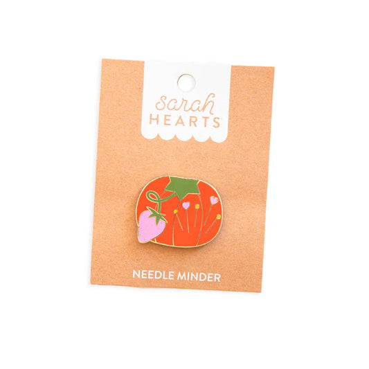 Tomato Pin Cusion - Needle Minder - Sarah Hearts