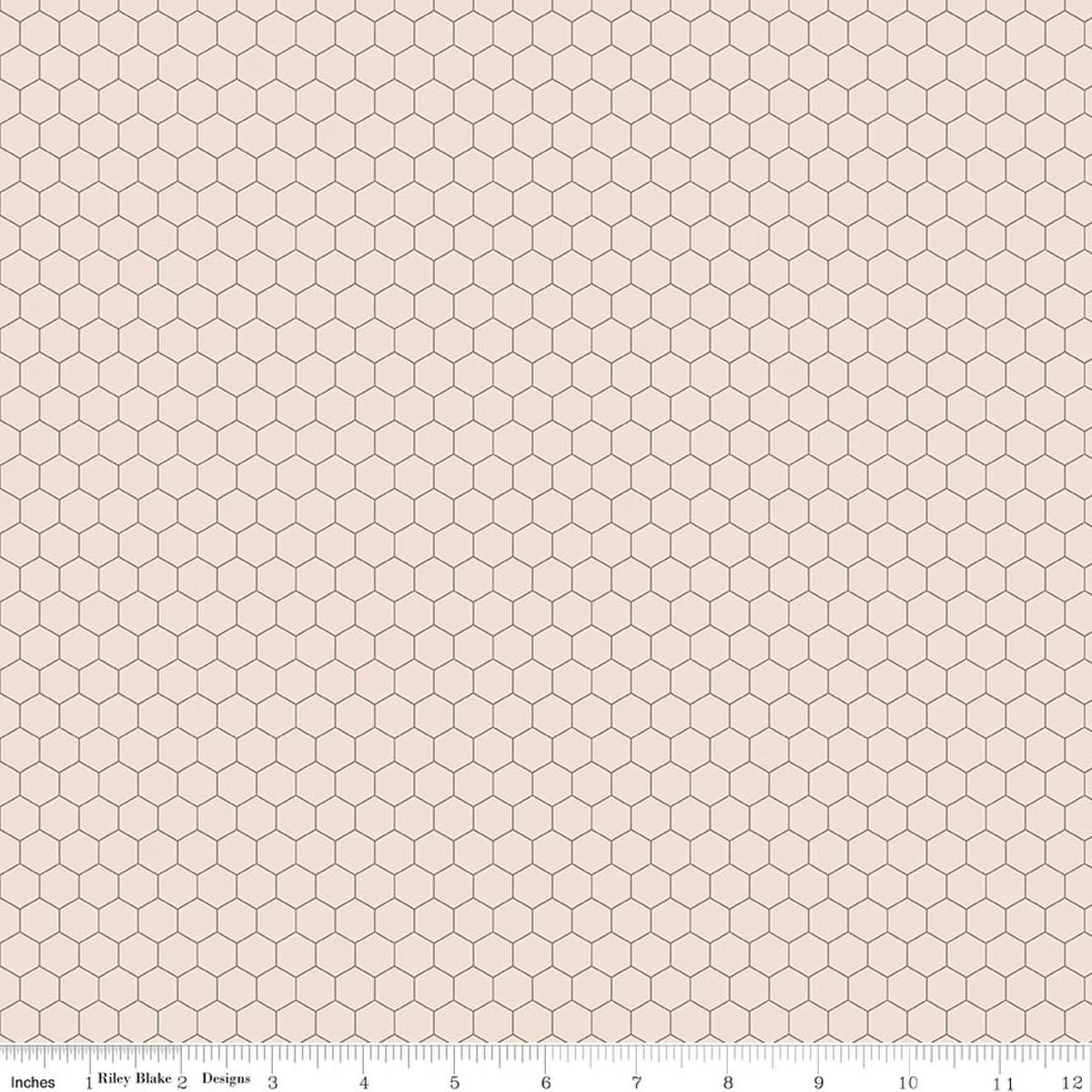 Farmer's Daughter - Chicken Wire Background Rustic - Lori Holt - Riley Blake