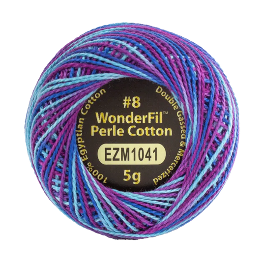 Enchantment - Eleganza Variegagted - WonderFil Perle Cotton - 8wt