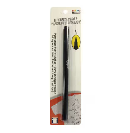 Fabric Autograph Pen - Black