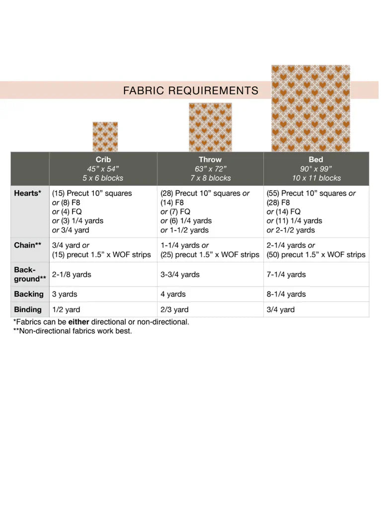 Heirloom Hearts Quilt Pattern