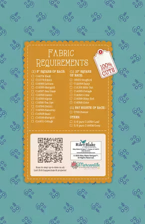 Mercantile Quilt Seeds -Pins & Pincushions - Lori Holt Bee in my Bonnet