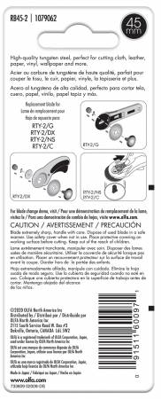 45MM Rotary Blade (Individual) -OLFA