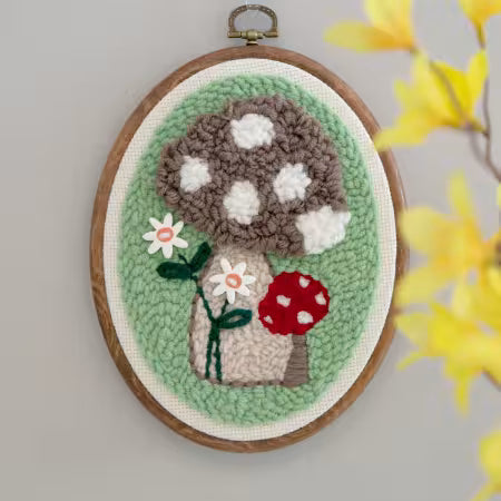 Mushroom Meadows - Punch Needle Kit