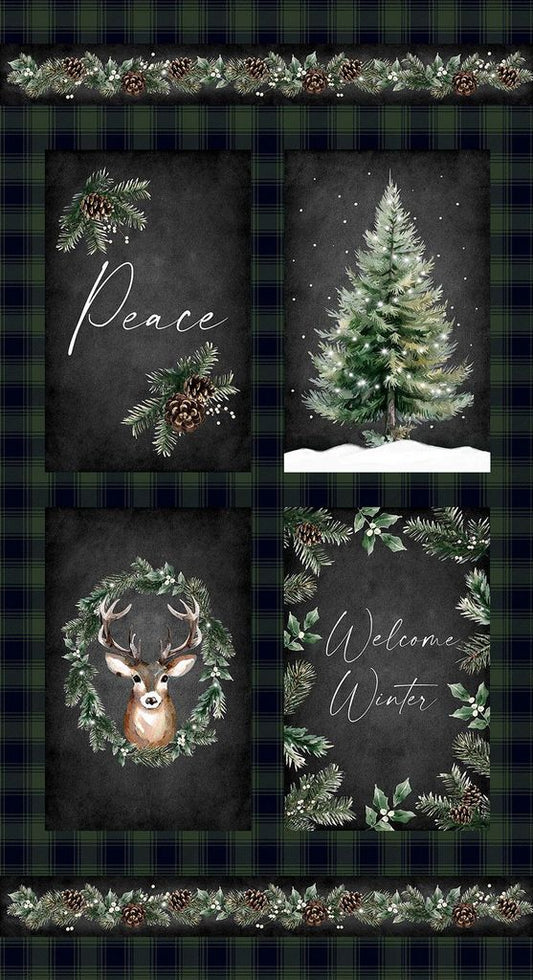 PREORDER|| Panel - Welcome Winter -  Timeless Treasures