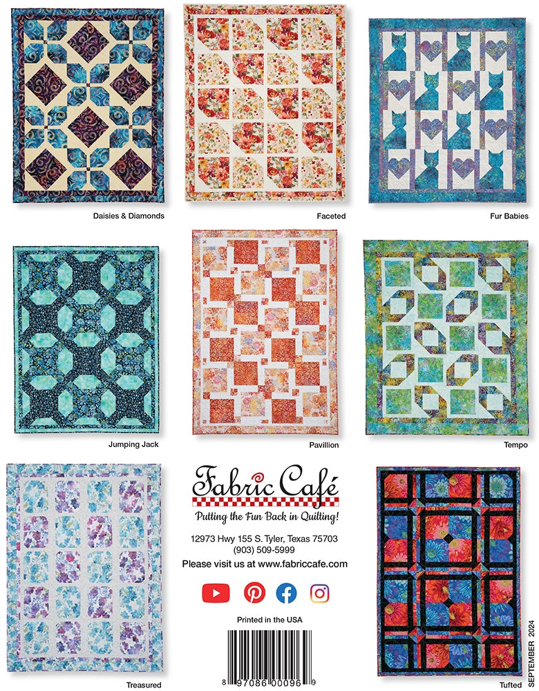 Fabric Cafe - Double Focus 3 Yard Quilts