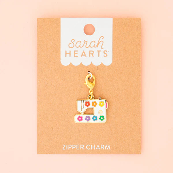 Sewing Machine - Zipper Charm  - Sarah Hearts