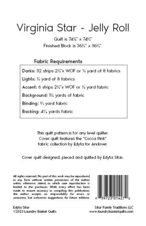 Virginia Quilt Pattern - Laundry Basket Quilts