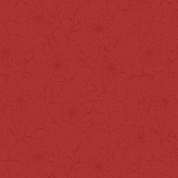 Make it Merry - Dotted Floral Red